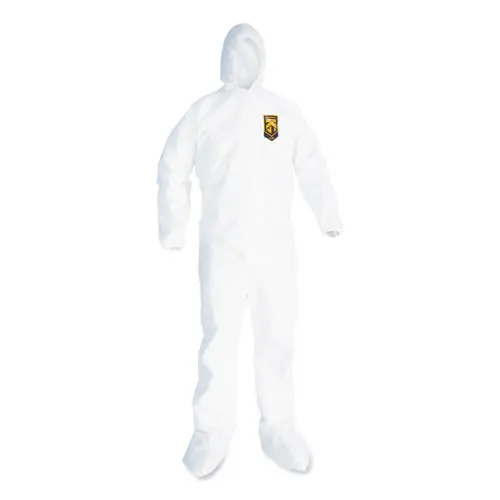 KleenGuard™ A20 Breathable Particle Protection Coveralls, Large, White, 24/Carton