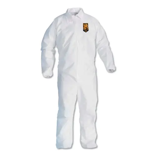 KleenGuard™ A40 Elastic-Cuff and Ankles Coveralls, 3X-Large, White, 25/Carton