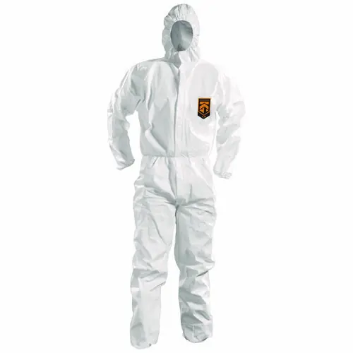 KleenGuard™ A50 Breathable Splash and Particle Protection Overalls, White, 2X-Large, 25/Carton