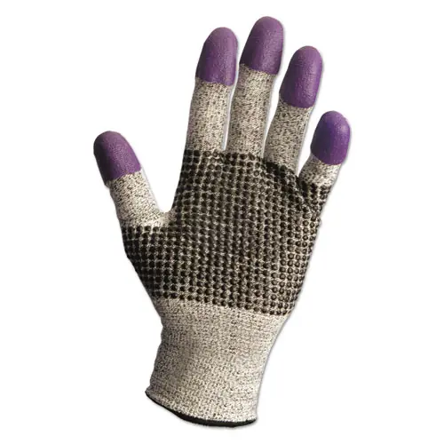 KleenGuard™ G60 Purple Nitrile Gloves, Medium/Size 8, 230 mm, Black/White, Pair