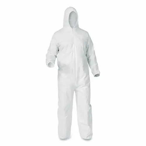KleenGuard™ KGA35 Liquid and Particle Protection Coveralls, 4X-Large, White, 25/Carton
