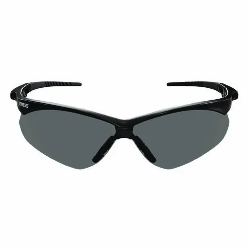 KleenGuard™ V30 Nemesis VL Safety Glasses, Black Frame, Smoke Lens, 12/Carton