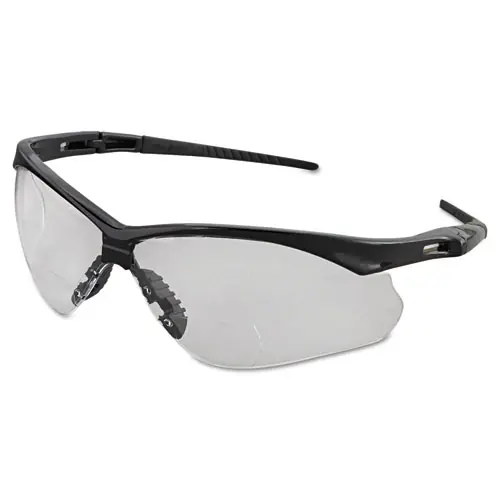 KleenGuard™ V60 Nemesis Rx Reader Safety Glasses, Black Frame, Clear Lens, +2.0 Diopter Strength