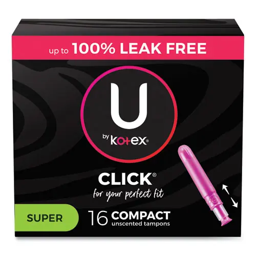 Kotex® U by Kotex Click Compact Tampons