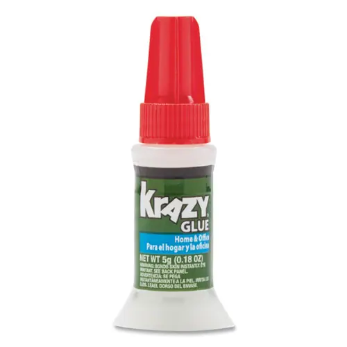 Krazy Glue® All Purpose Brush-On Krazy Glue, 0.18 oz, Dries Clear