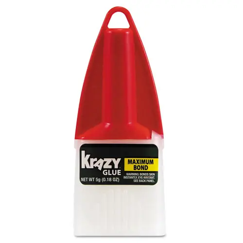 Krazy Glue® Maximum Bond Krazy Glue, 0.18 oz, Dries Clear