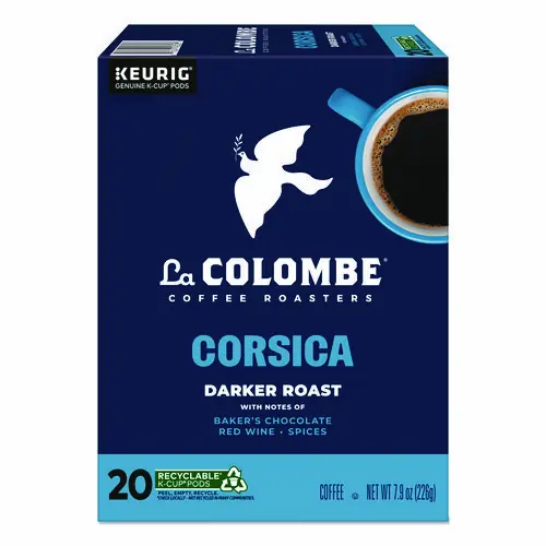 La Colombe® Coffee K-Cup Pods, Corsica Dark Roast, 20/Box