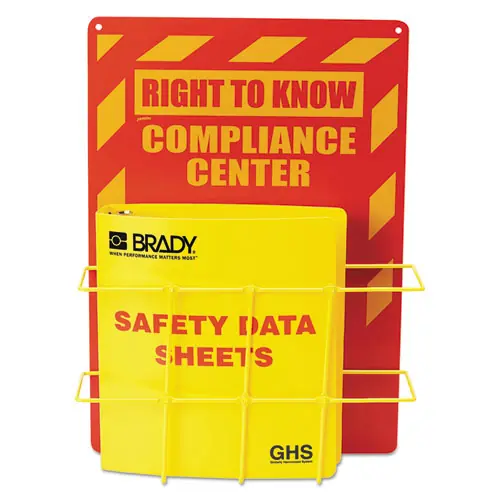 LabelMaster® SDS Compliance Center, Yellow/Red