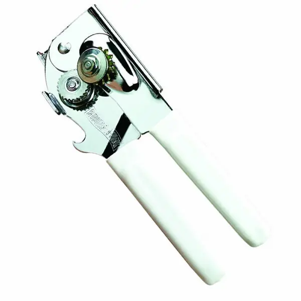 Large Manual Can Opener – White