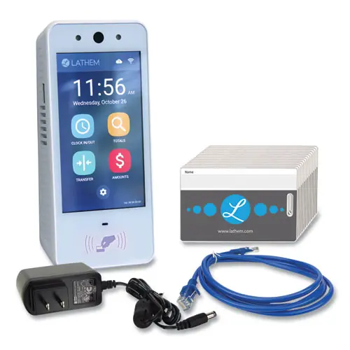 Lathem® Time PCEXPRESS Contactless Touch-Free Wi-Fi Digital Time Clock System