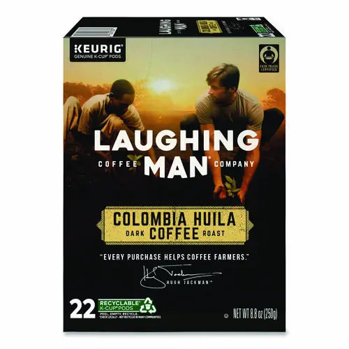 Laughing Man® Coffee Company Colombia Huila K-Cup Pods, 22/Box