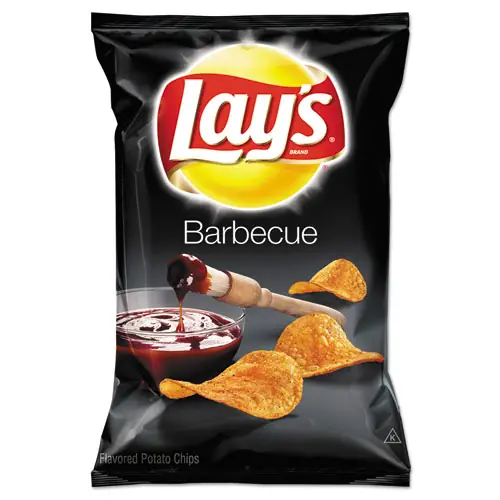 Lay's® BBQ Potato Chips, 1.5 oz Bag, 64/Carton