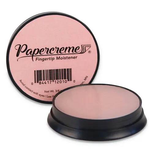 LEE Papercreme Fingertip Moistener, 0.38 oz, Coral, 3/Pack