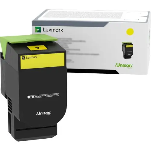 Lexmark™ 70C0HYG High-Yield Toner Cartridge, Yellow, 3,000 Page Yield