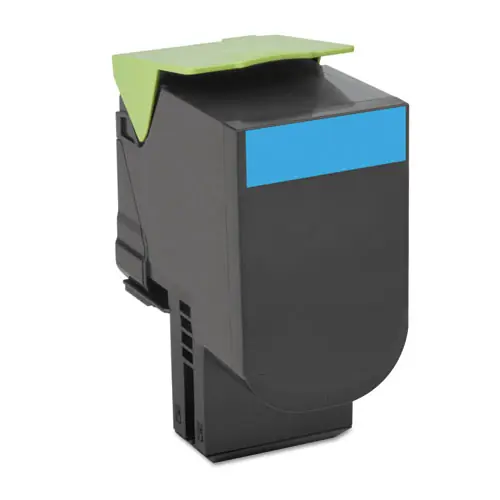 Lexmark™ 70C1HC0 Return Program High-Yield Toner Cartridge, Cyan, 3,000 Page Yield