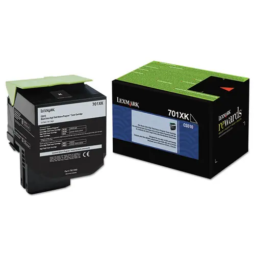 Lexmark™ 70C1XK0 Return Program Extra High-Yield Toner Cartridge, Black, 8,000 Page Yield