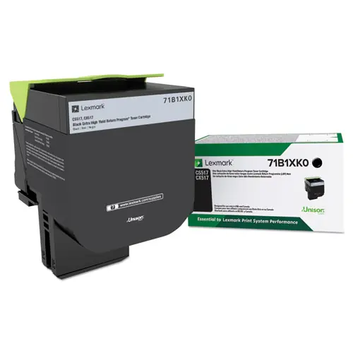 Lexmark™ 71B1XK0 Unison Extra High-Yield Toner Cartridge, Black, 8,000 Page Yield
