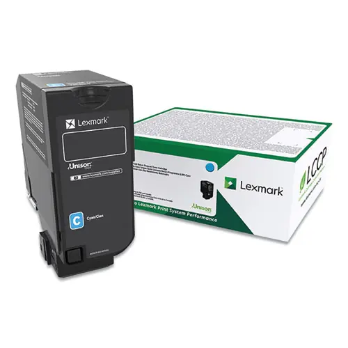 Lexmark™ 74C00CG, 74C00KG, 74C00MG, 74C00YG Return Program Toner Cartridge