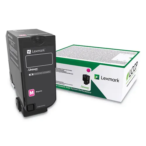 Lexmark™ 74C0HMG High-Yield Toner Cartridge, Magenta, 12,000 Page Yield
