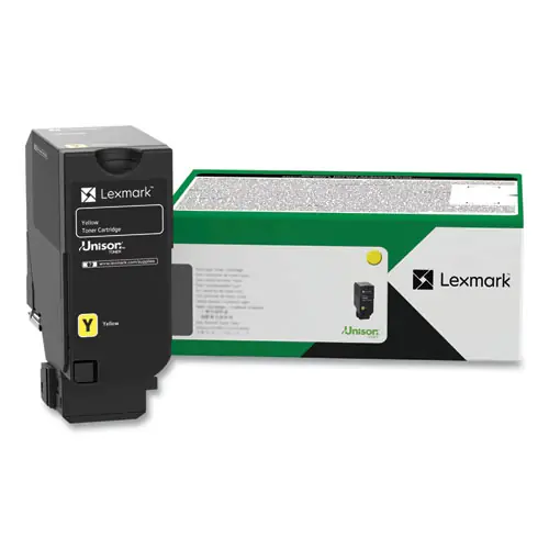 Lexmark™ 74C0SYG Return Program Toner, 7,000 Page-Yield, Yellow