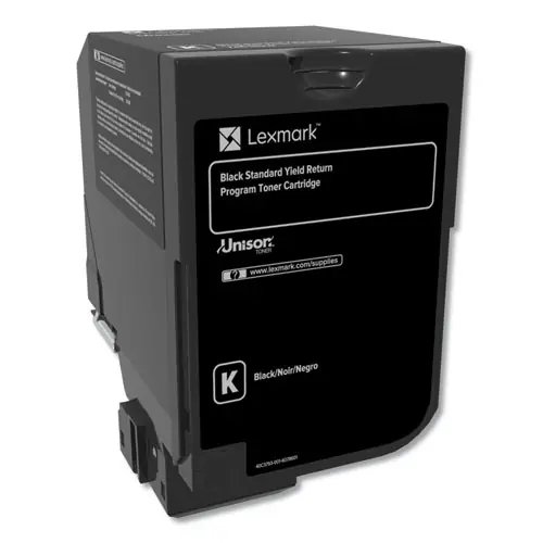 Lexmark™ 74C1SK0 Return Program Unison Toner Cartridge, Black, 7,000 Page Yield