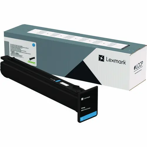 Lexmark™ 77L0H20 High-Yield Toner Cartridge, Cyan, 46,600 Page Yield (Non-Stock, Extended Delivery)
