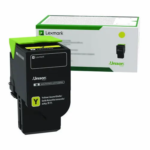 Lexmark™ 78C1XY0 Return Program Extra High-Yield Toner, 5,000 Page-Yield, Yellow