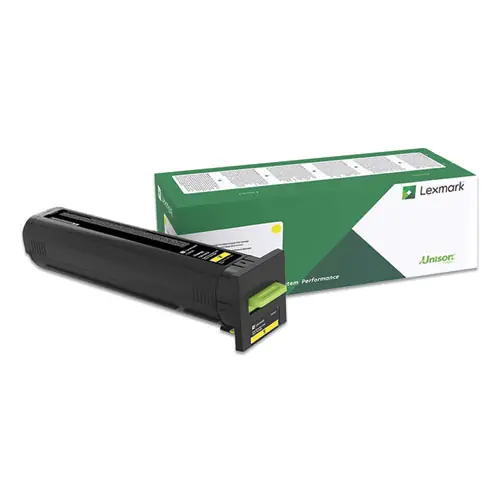 Lexmark™ 82K0HYG Return Program High-Yield Toner, 17,000 Page-Yield, Yellow