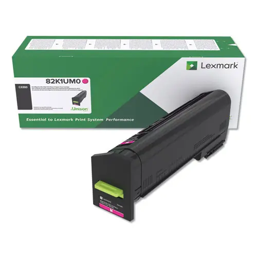 Lexmark™ 82K1UM0 Return Program Ultra High-Yield Toner Cartridge, Magenta, 55,000 Page Yield