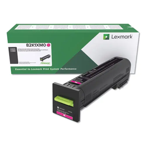Lexmark™ 82K1XM0 Return Program Unison Extra High-Yield Toner, 22,000 Page-Yield, Magenta