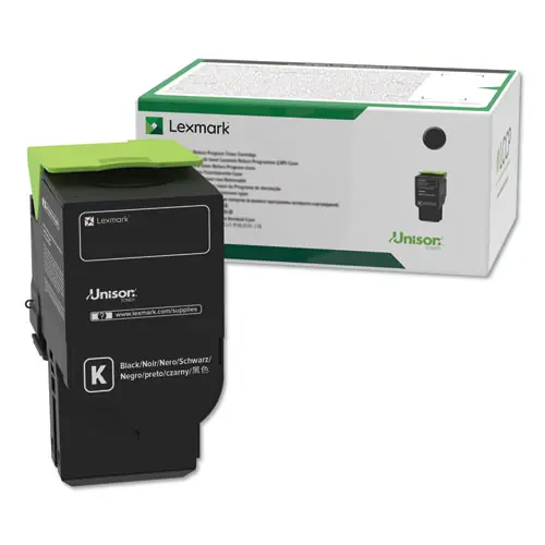 Lexmark™ C241XK0 Return Program Extra High-Yield Toner Cartridge, Black, 6,000 Page Yield