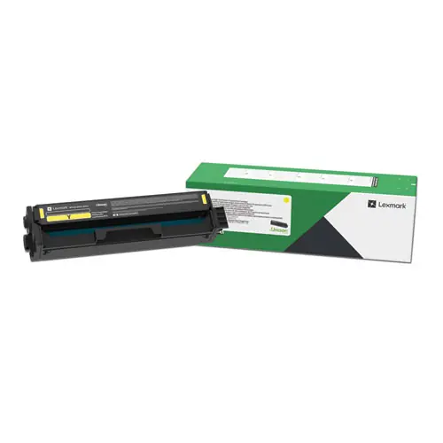 Lexmark™ C3210Y0 Return Program Toner Cartridge, Yellow, 1,500 Page Yield