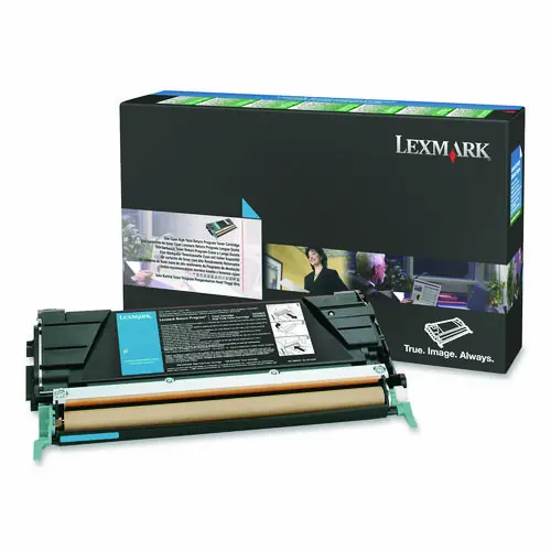 Lexmark™ C5340CX Return Program Extra High-Yield Toner Cartridge, Cyan, 7,000 Page Yield