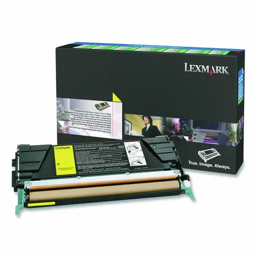 Lexmark™ C5340YX Return Program High-Yield Toner Cartridge, Yellow, 7,000 Page Yield