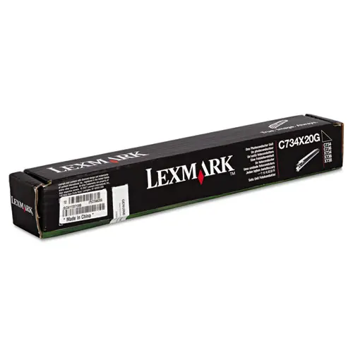 Lexmark™ C734X20G Photoconductor Kit, 20,000 Page-Yield, Black