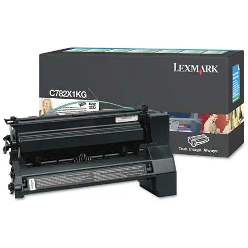 Lexmark™ C782X1KG Extra High-Yield Toner Cartridge, Black, 15,000 Page Yield