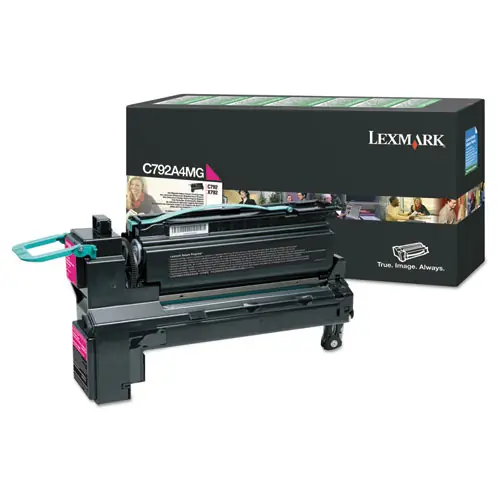 Lexmark™ C792A4MG Return Program Toner, 6,000 Page-Yield, Magenta
