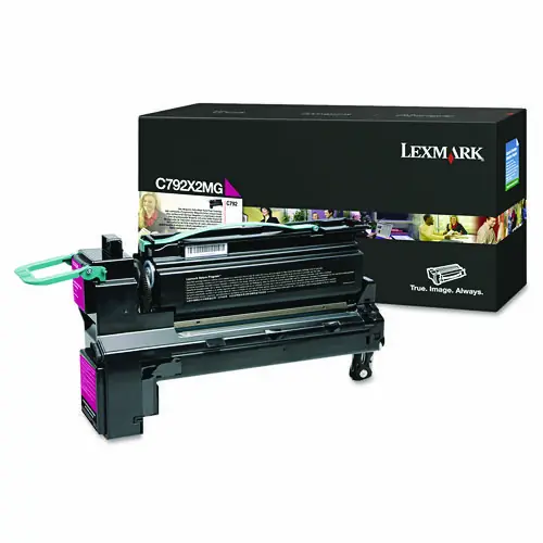 Lexmark™ C792X2MG Extra High-Yield Toner Cartridge, Magenta, 20,000 Page Yield