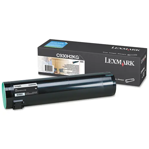 Lexmark™ C930H2KG High-Yield Toner Cartridge, 38,000 Page-Yield, Black
