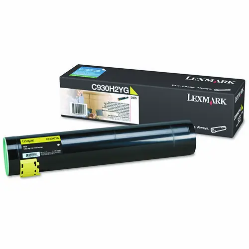 Lexmark™ C930H2YG High-Yield Toner Cartridge, Yellow, 24,000 Page-Yield