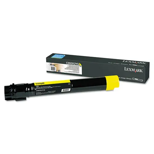 Lexmark™ C950X2YG Extra High-Yield Toner, Yellow, 22,000 Page Yield