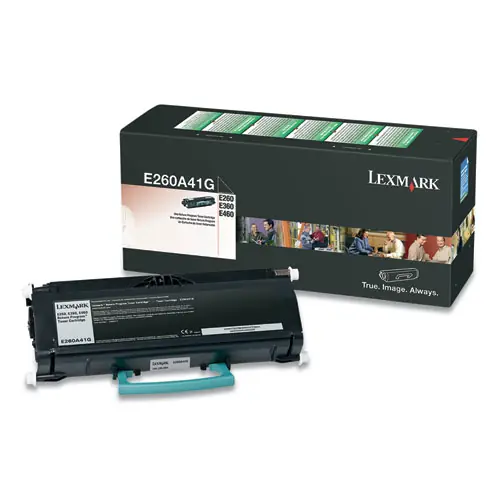 Lexmark™ E260A41G Return Program Toner, 3,500 Page-Yield, Black