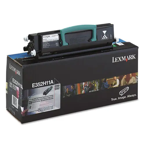 Lexmark™ E352H11A Return Program High-Yield Toner Cartridge, Black, 9,000 Page Yield