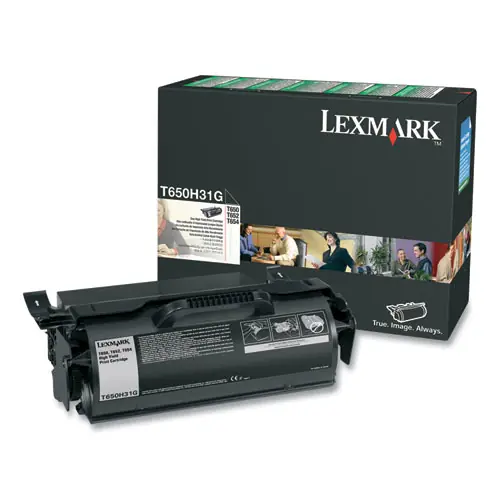 Lexmark™ T650H31G High-Yield Toner Cartridge, Black, 21,000 Page Yield