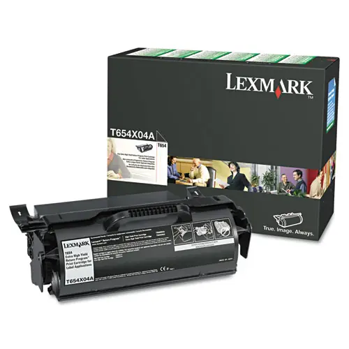 Lexmark™ T654X04A Return Program Extra High-Yield Toner Cartridge, Black, 36,000 Page Yield