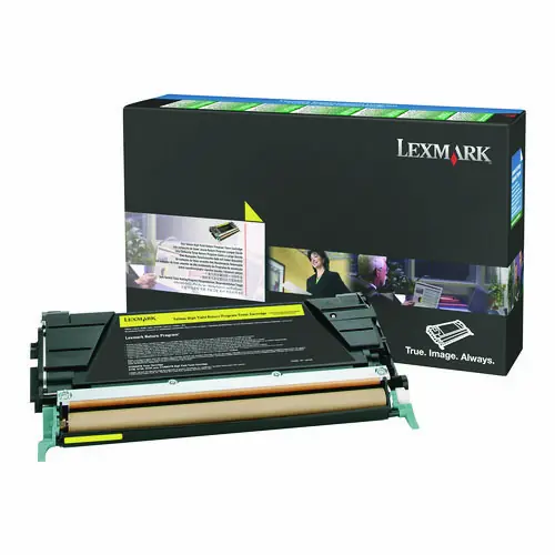 Lexmark™ X746A4YG Toner, 7,000 Page-Yield, Yellow