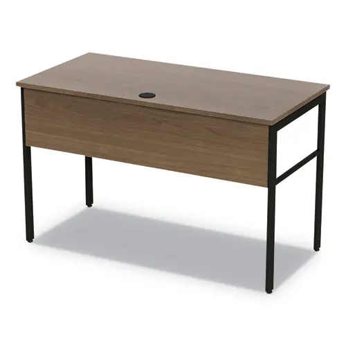 Linea Italia® Urban Series Desk Workstation, Natural Walnut