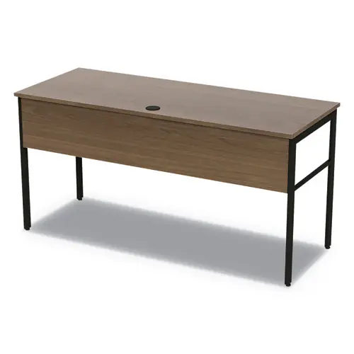Linea Italia® Urban Series Desk Workstation, Natural Walnut