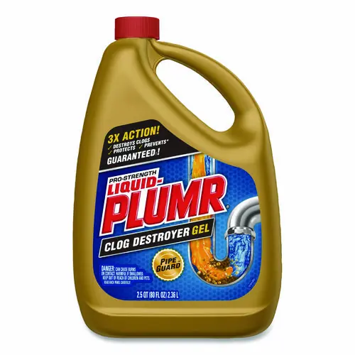 Liquid Plumr® Pro-Strength Full Clog Destroyer Plus PipeGuard, Gel, 80 oz