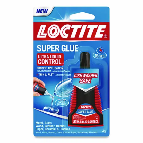 Loctite® Ultra Liquid Control Super Glue, 0.14 oz, Dries Clear